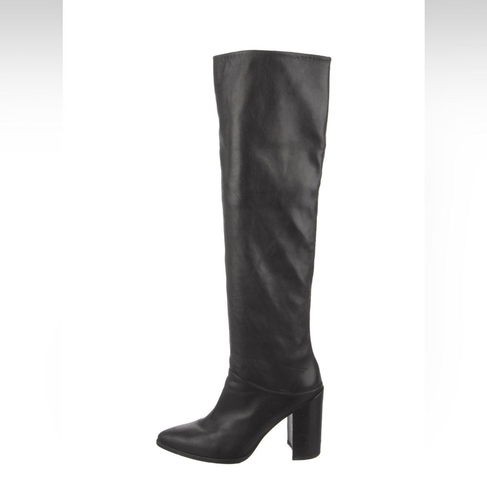 Stuart Weitzmsn Leather Knee-High Boots